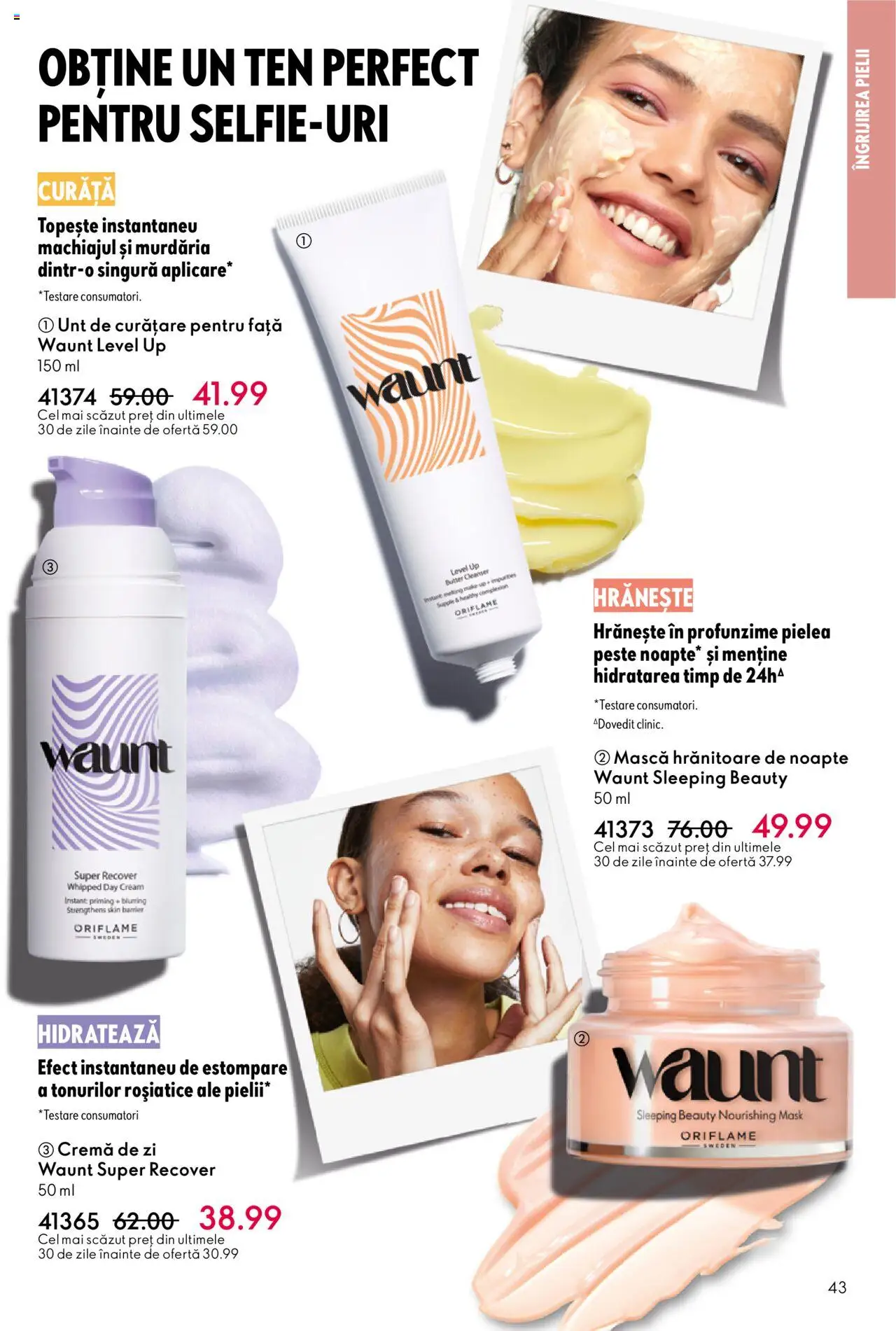 Oriflame catalog 13 2025 – valabil de la 10.09.2025 | Pagină: 43 | Produse: Cremă de zi, Unt, Cremă, Pește