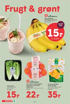 Spar - Tilbudsavis gyldig fra 16.01.2026 | Side: 2 | Produkter: Mango, Appelsiner, Bananer