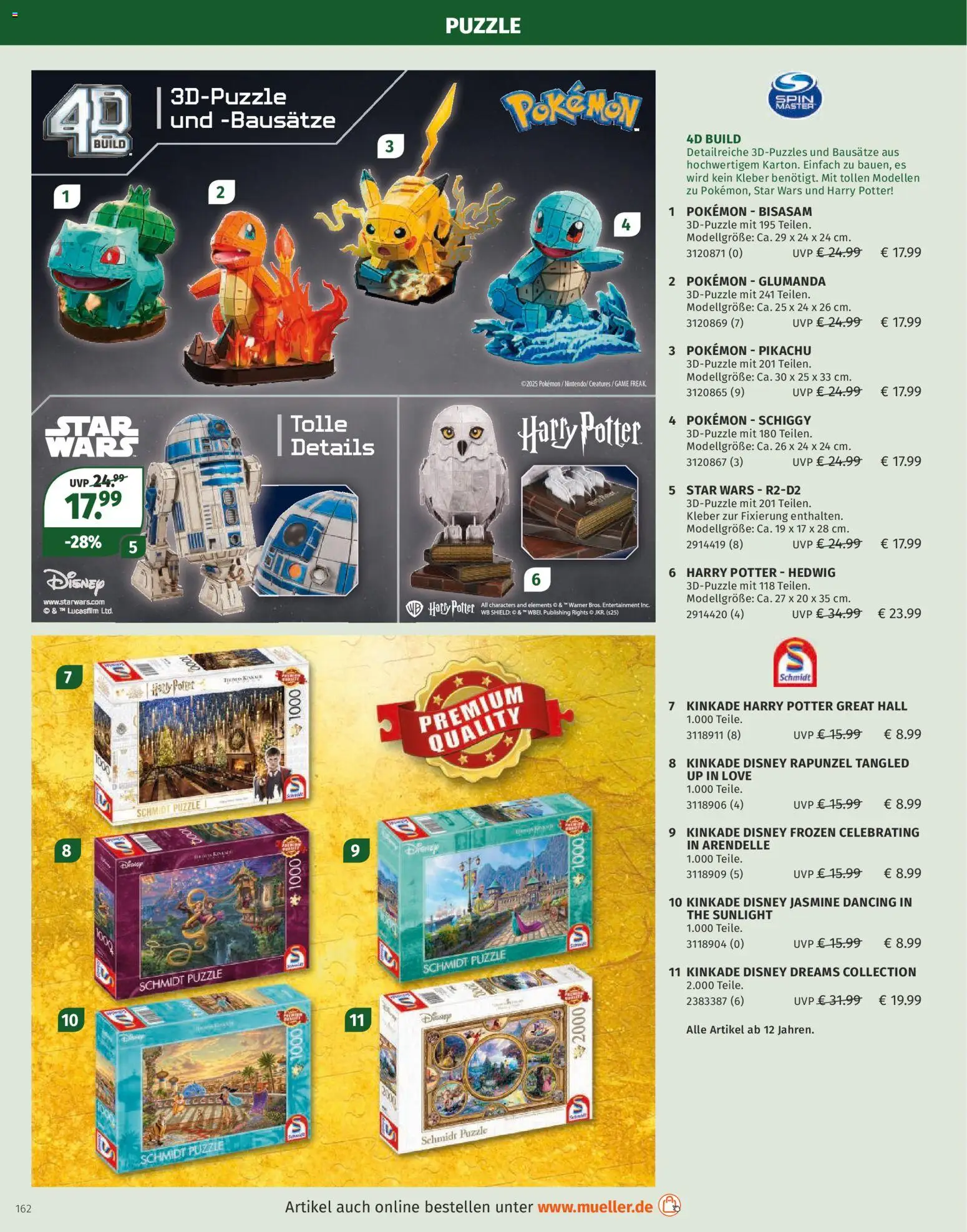 Müller Spielwarenkatalog – gültig ab 27.10.2025 | Seite: 162