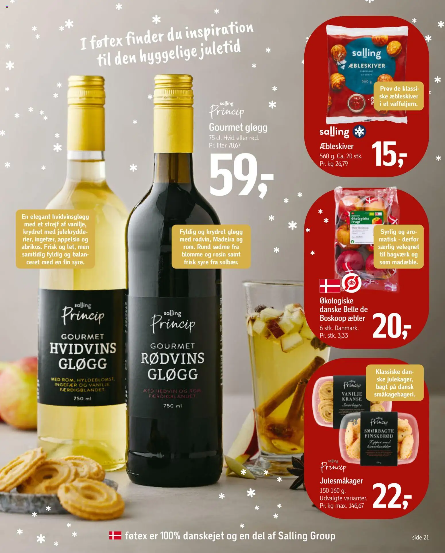 Føtex tilbudsavis – gyldig fra 12.12.2025 | Side: 21 | Produkter: Ingefær, Hasselnødder, Finskbrød, Vanilje