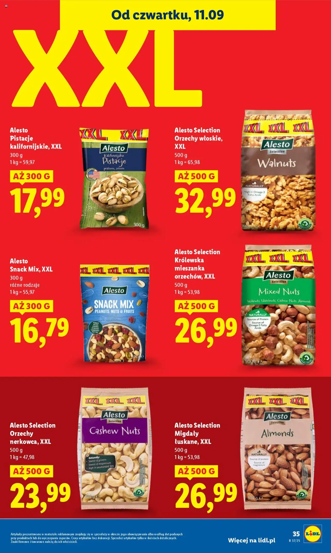 Lidl Gazetka od 11.09.2025 | Strona: 41 | Produkty: Orzechy włoskie, Orzechy