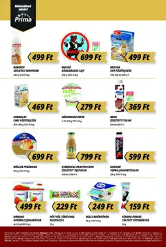 CBA Príma akciós ujság - amely érvényes a következő dátumtól: 12.06.2025 | Oldal: 2 | Termékek: Puding, Főzőtejszín, Kokusz, Sajt