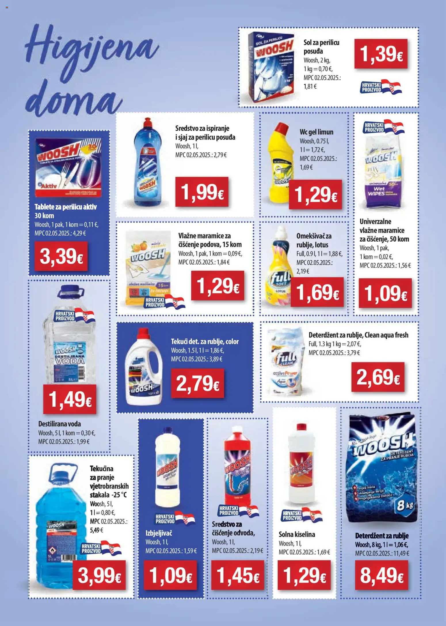 Bakmaz katalog | vrijedi od 21.01.2026 | Stranica: 15 | Proizvodi: Solna kiselina, Omekšivač, Deterdžent, Destilirana voda