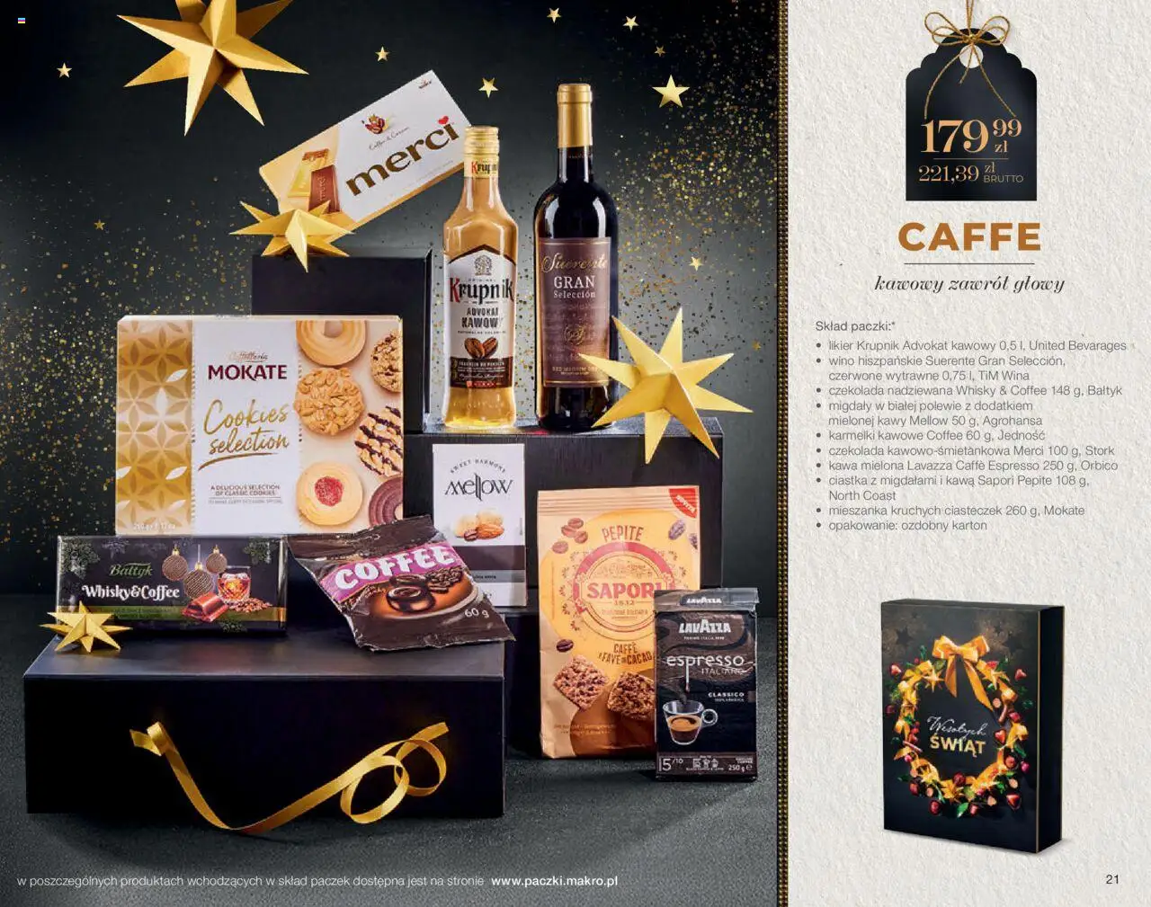 Makro Gazetka - Świat prezentów od 06.10.2025 | Strona: 21 | Produkty: Lavazza, Czekolada, Wino, Ciastka