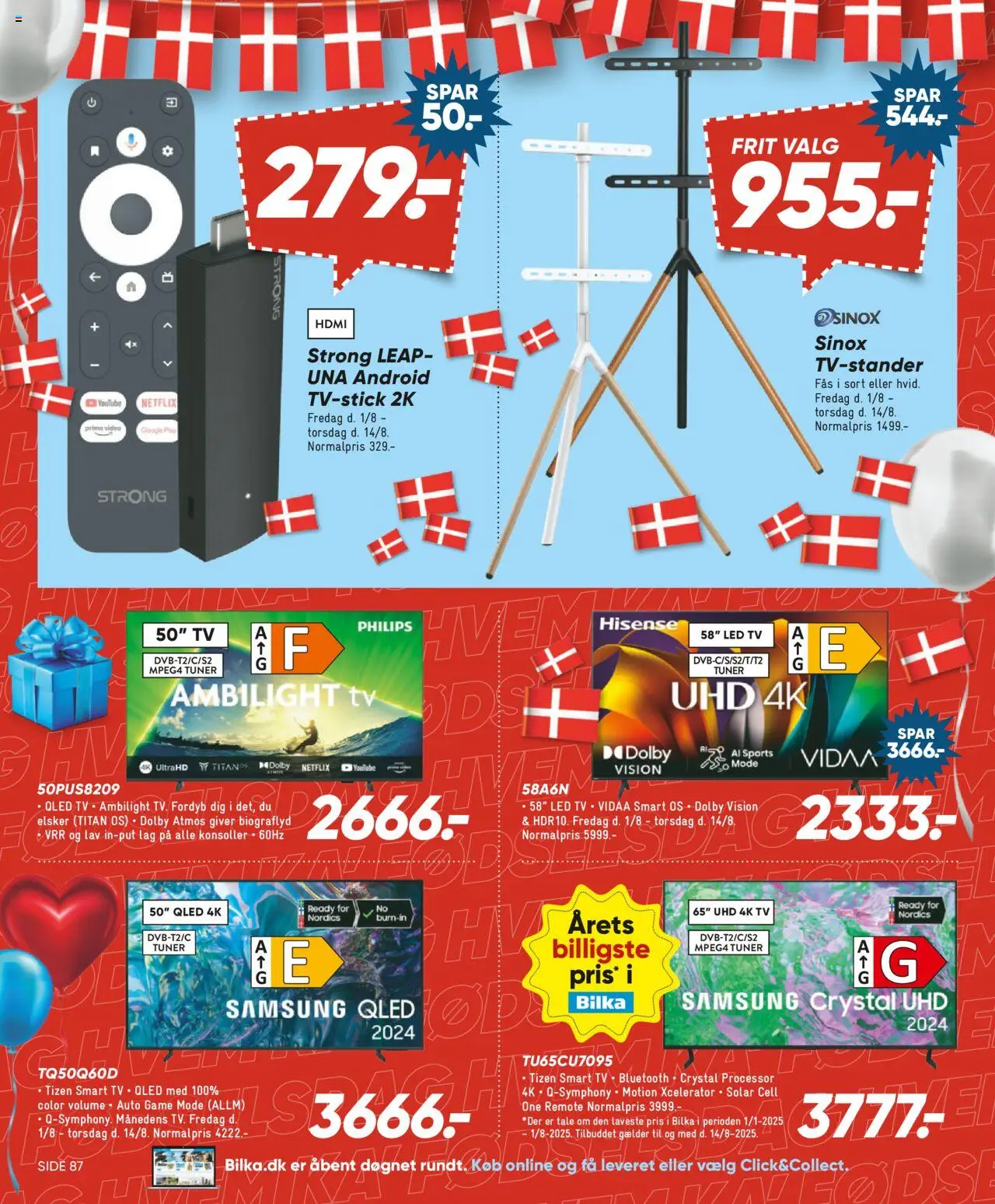 Bilka Tilbudsavis gyldig fra 01.08.2025 | Side: 22 | Produkter: Processor, Smart TV, TV, Video