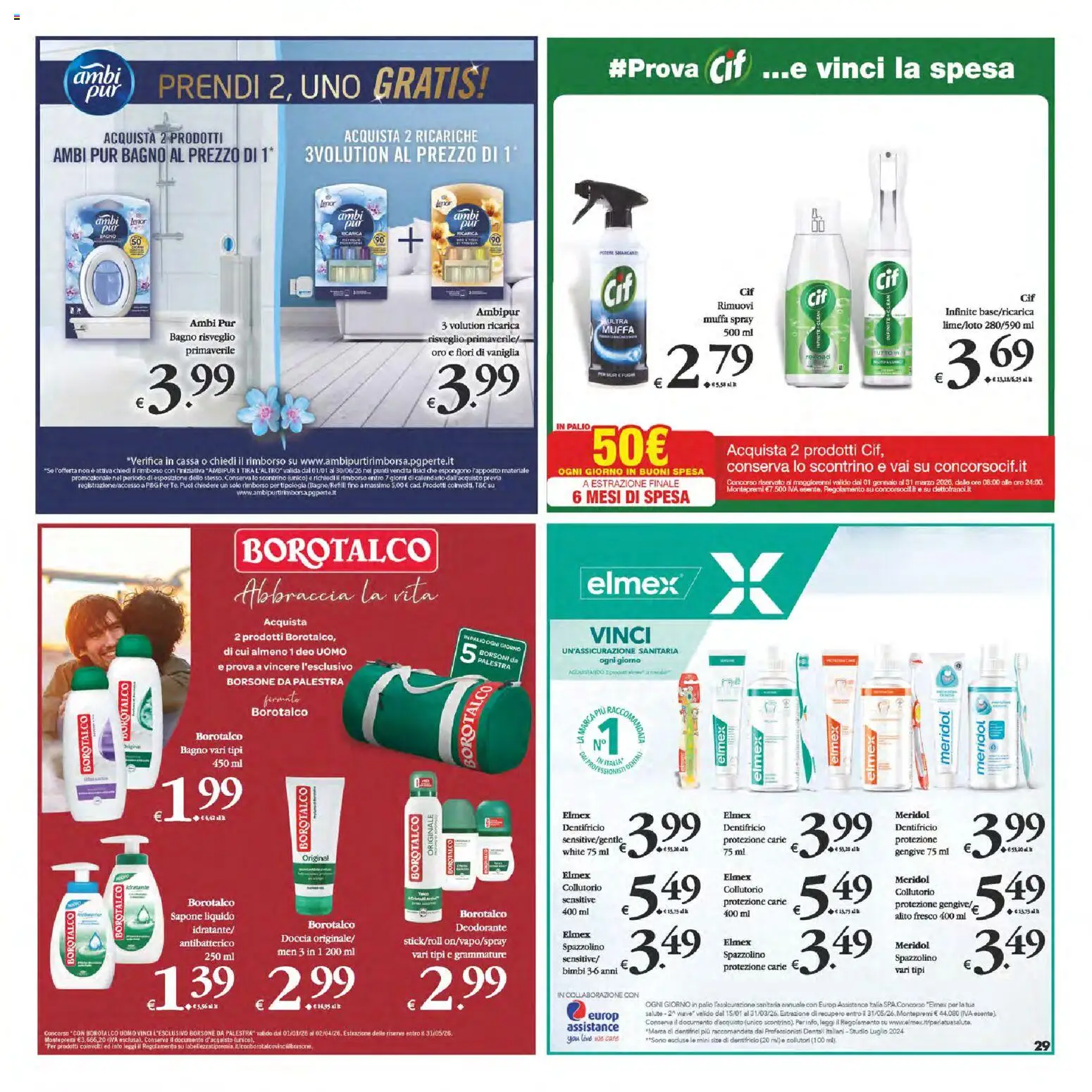 Volantino Decò del 24.02.2026 | Pagina: 29 | Prodotti: Sapone, Dentifricio, Collutorio, Borsone