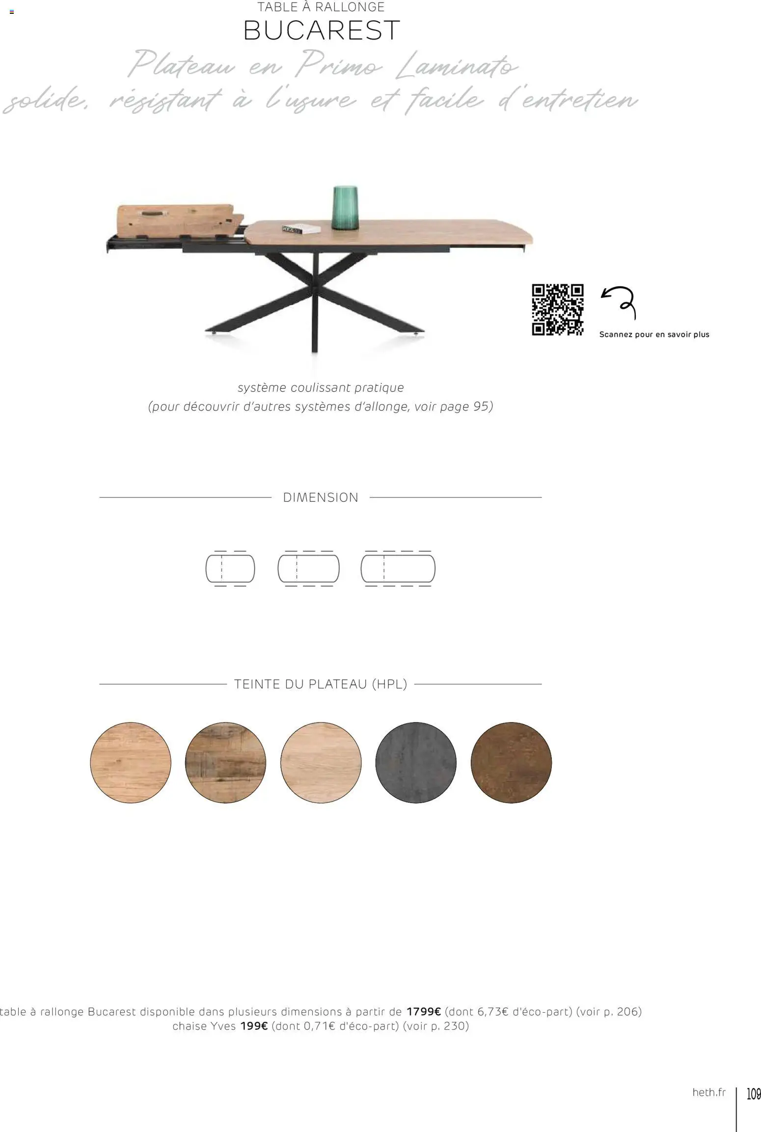 {H1} | Page: 109 | Produits: Plateau, Table, Chaise
