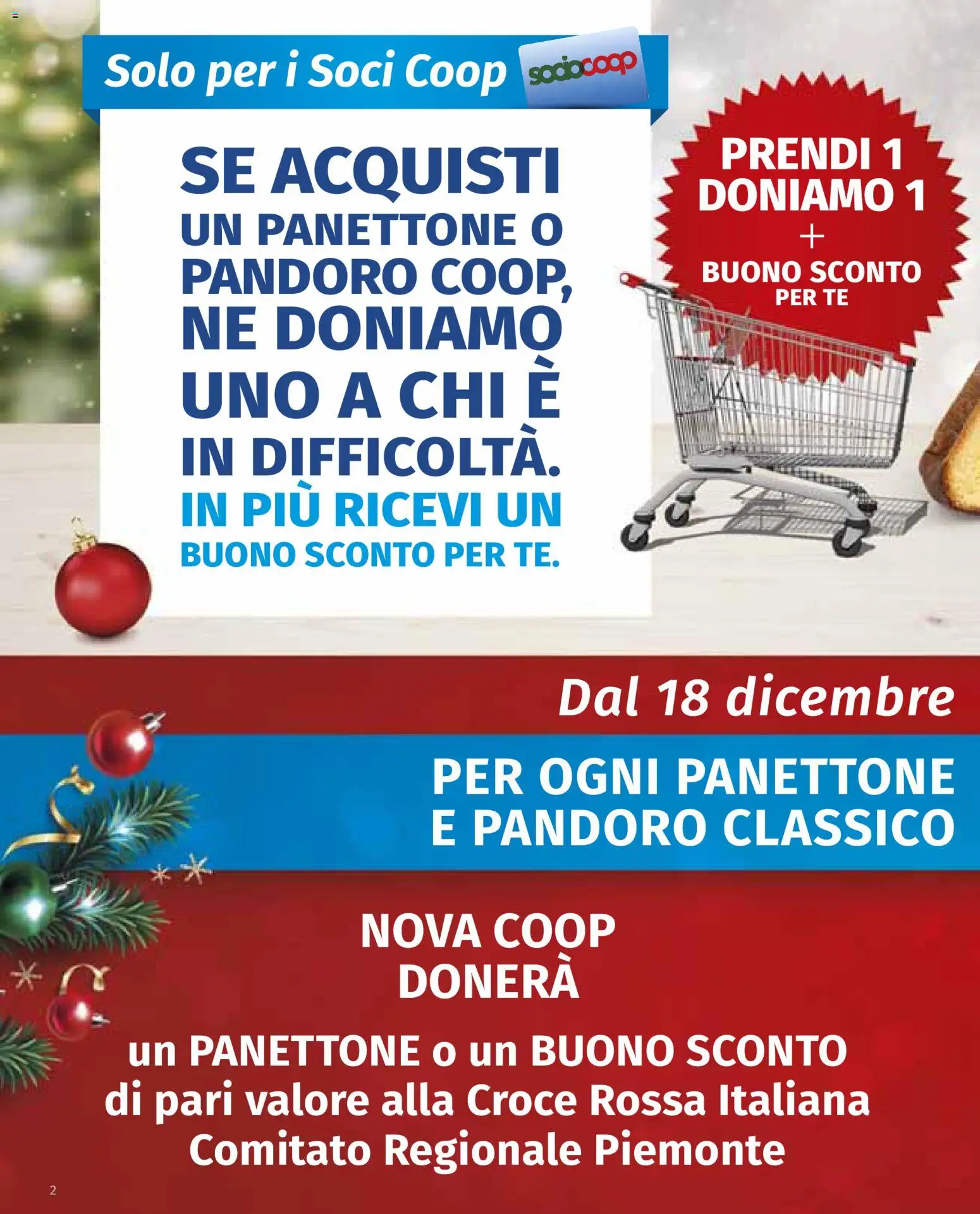Volantino Ipercoop del 18.12.2025 | Pagina: 2 | Prodotti: Tè, Pandoro, Panettone