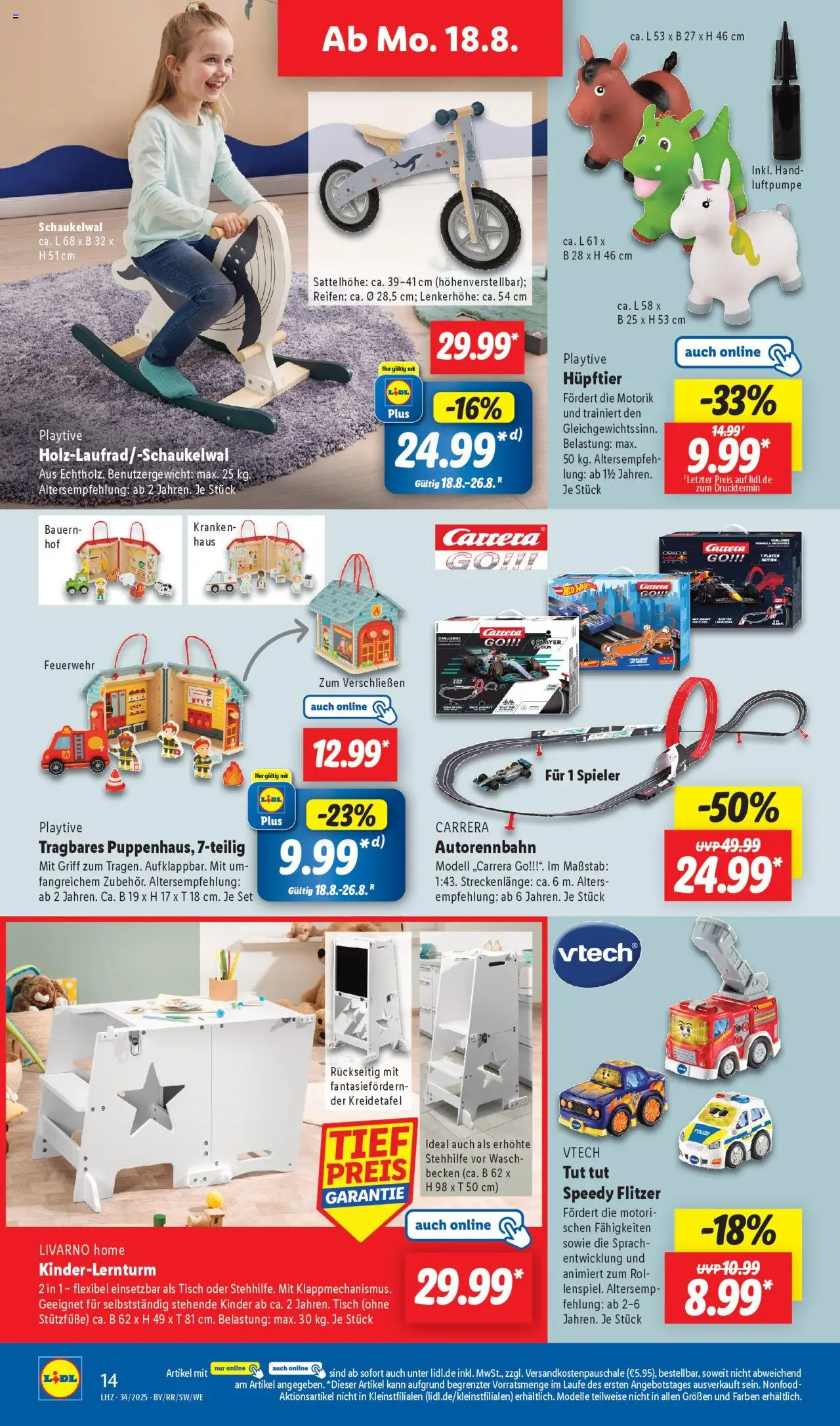 Lidl Prospekt Uffenheim - gültig ab dem 18.08.2025 | Seite: 6 | Produkte: Tisch, Luftpumpe, Player