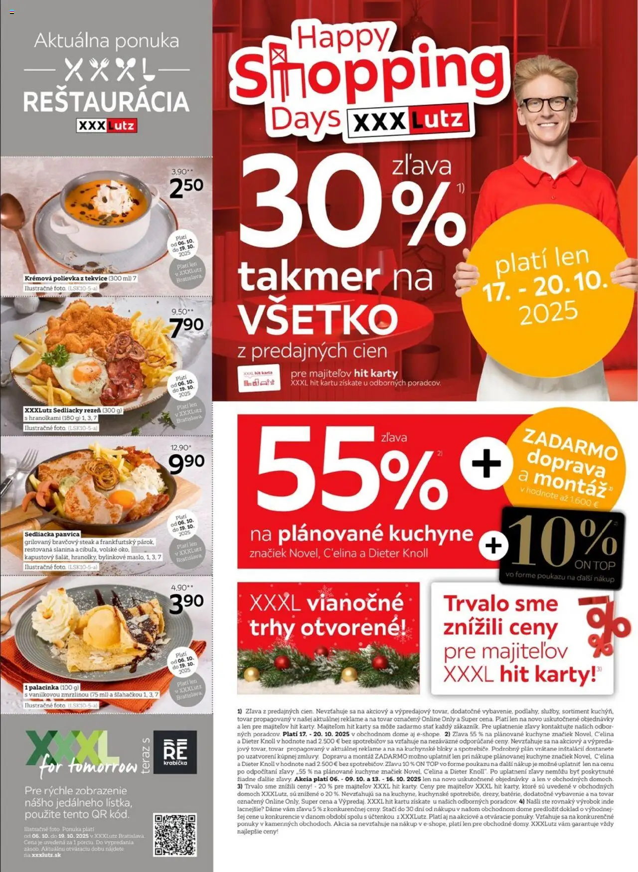 Nové XXXLutz akcie – leták je platný od 17.10.2025 | Strana: 2 | Produkty: Slanina, Panvica, Kuchyne, Steak