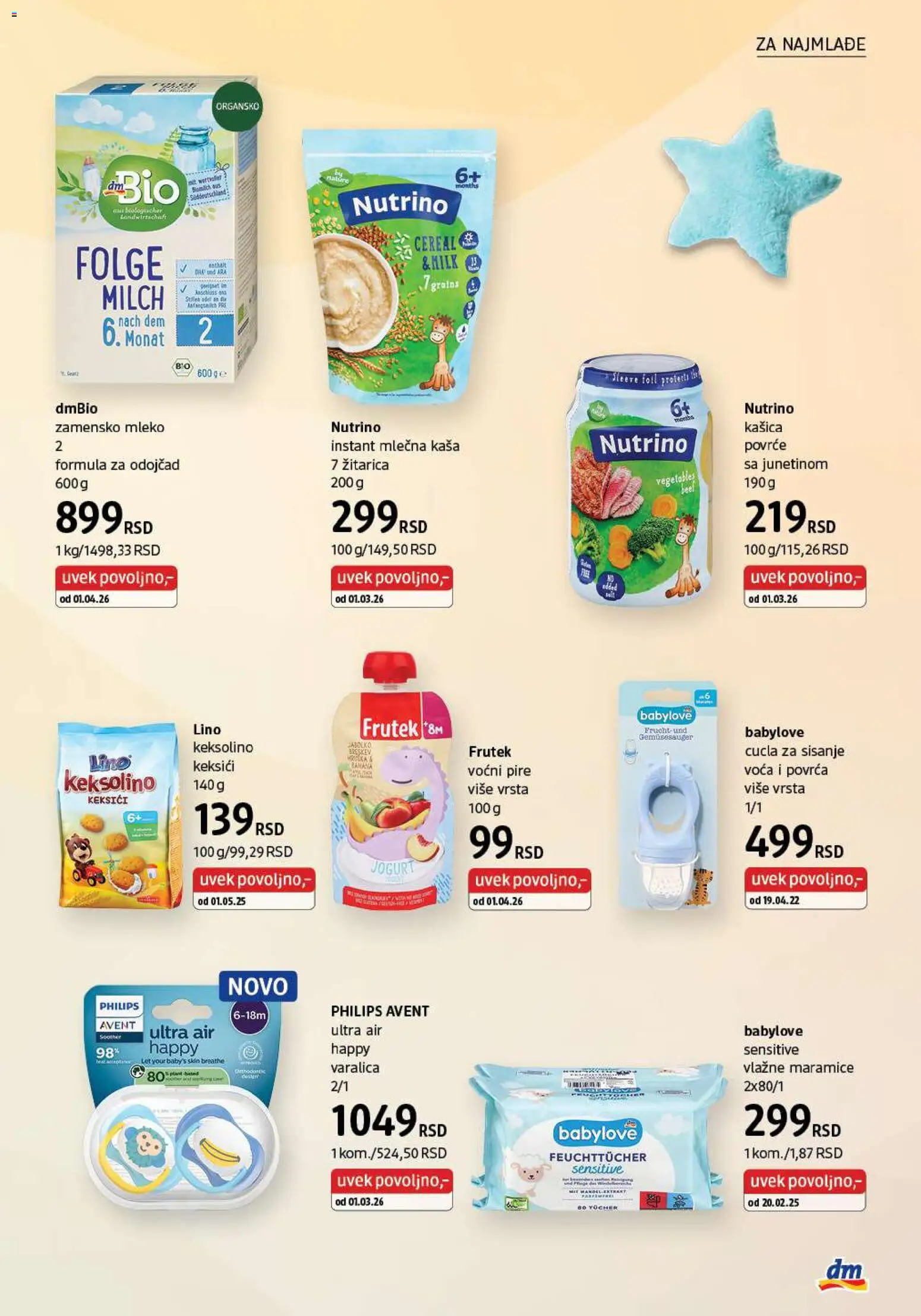 DM Drogerie katalog - važi od 01.05.2026 | Strana: 33 | Proizvode: Mleko, Jogurt, Vlažne maramice