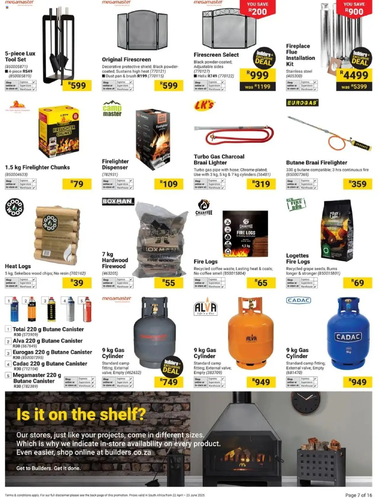 Builders Specials │ valid from 22.04.2025 | Page: 7 | Products: Coffee, Powder, Brush, Pipe
