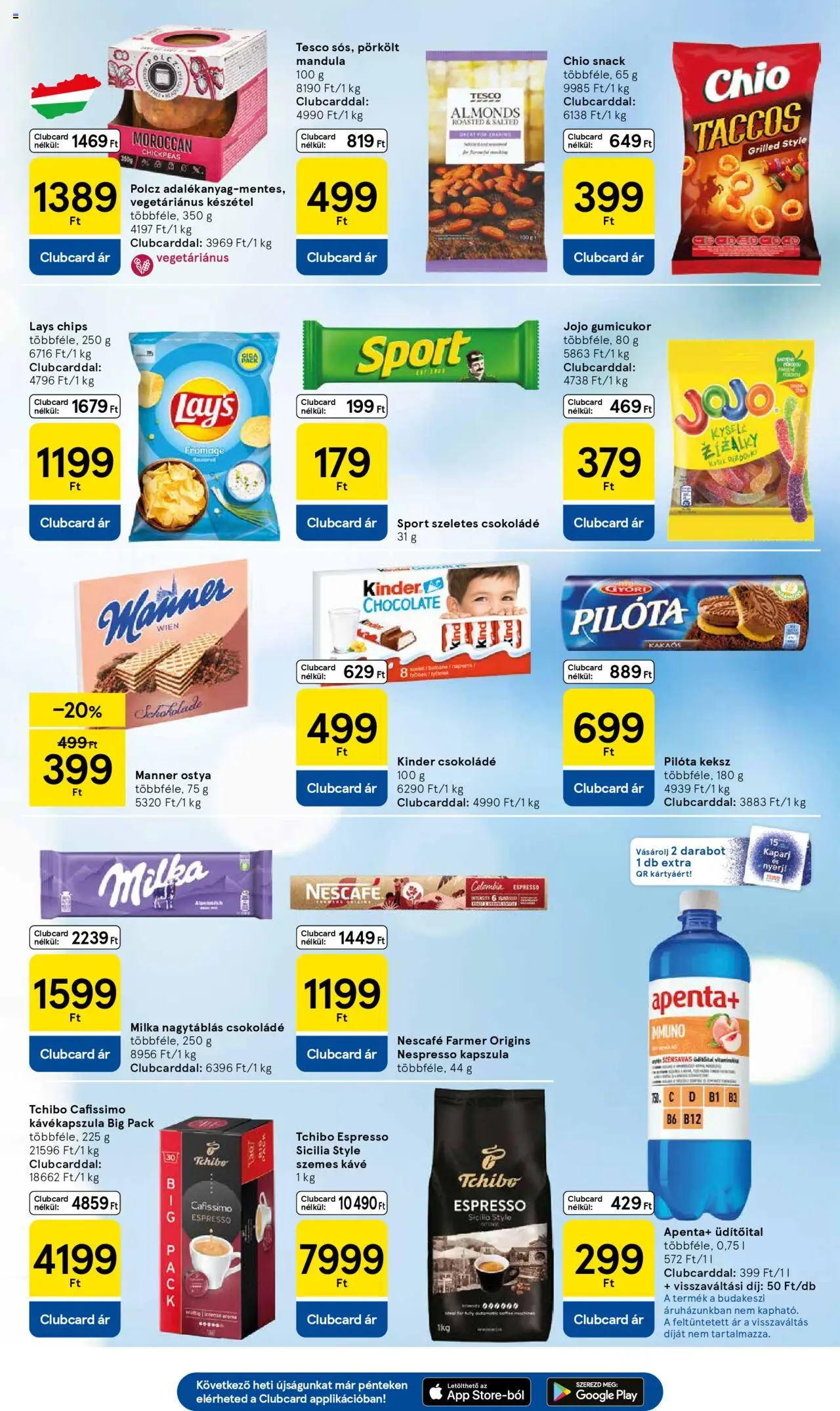 Tesco akciós ujság - amely érvényes a következő dátumtól: 04.09.2025 | Oldal: 5 | Termékek: Nescafé, Farmer, Szemes kávé, Készétel