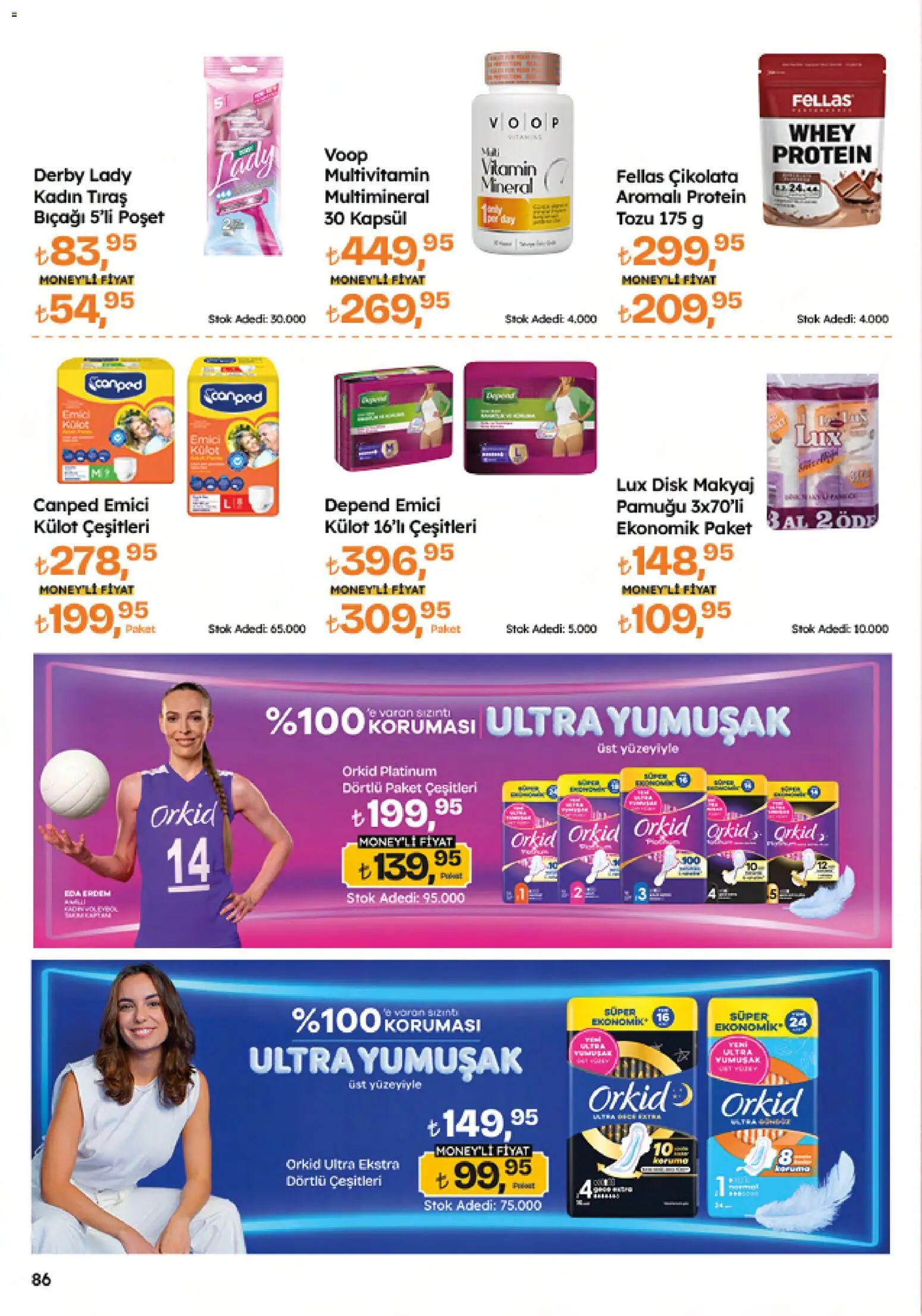 Migros Katalog - Migroskop - 12.02.2026 tarihinden itibaren geçerlidir | Sayfa: 86 | Ürünler: Çikolata, Makyaj, Külot, Disk