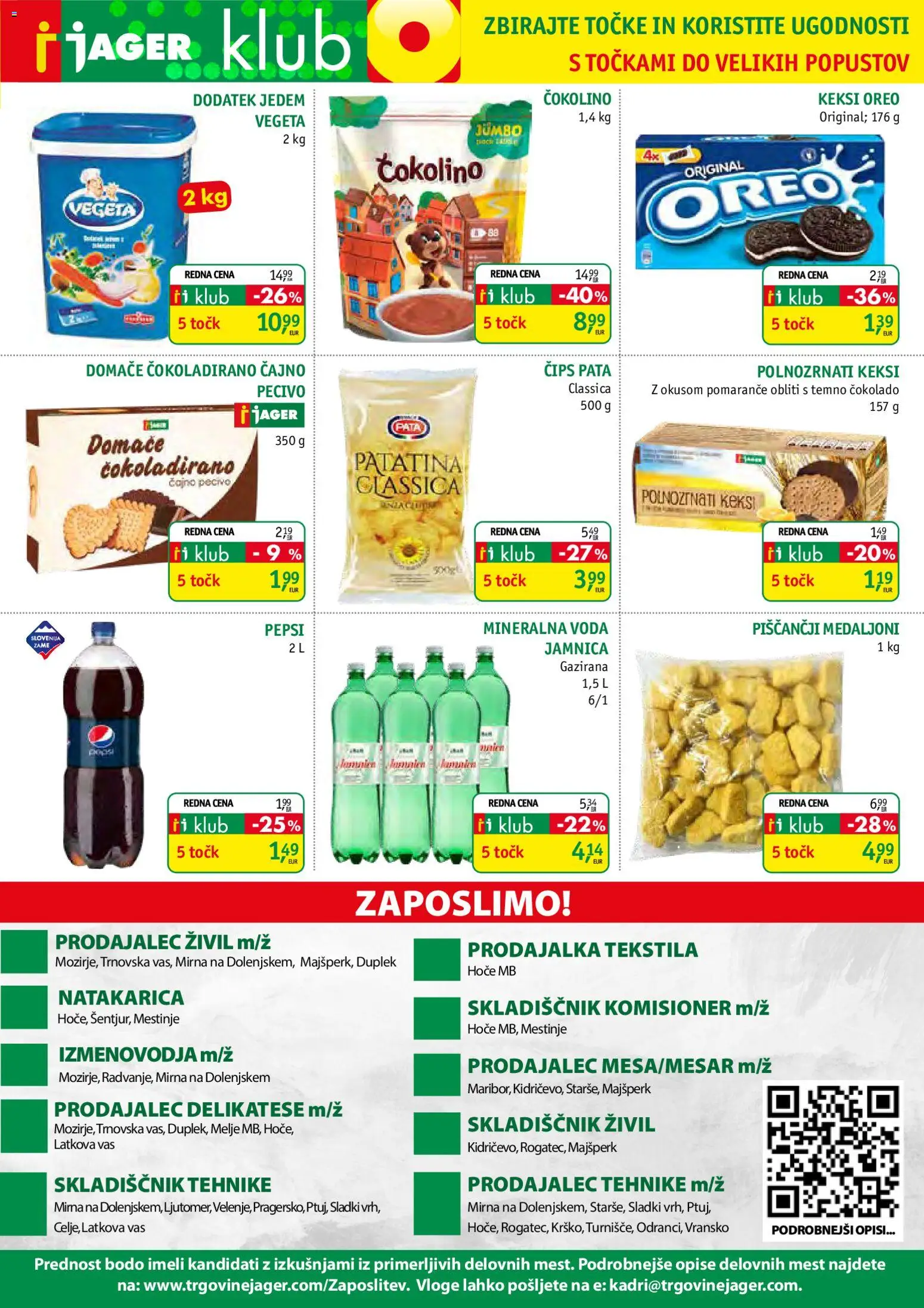 Novi Jager katalog ponudbe – veljaven od 19.11.2025 | Stran: 13 | Izdelki: Keksi, Čokolino, Mineralna voda, Voda