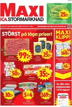 ICA Maxi - Sollentuna - Förhandsvisning av reklamblad från butik ICA Maxi aktuell från 16.03.2026