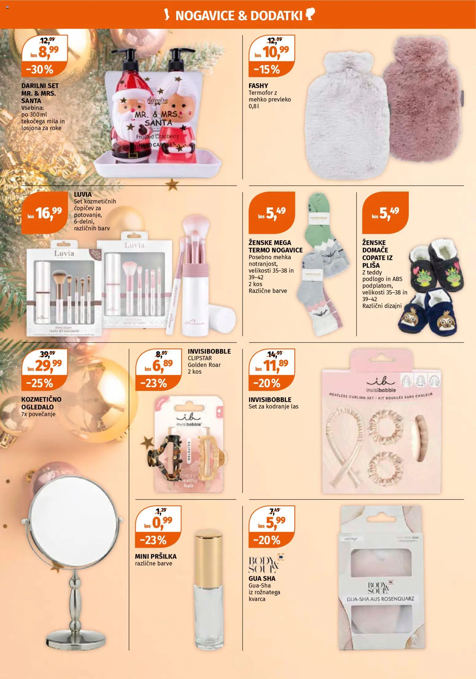 Novi Müller katalog ponudbe – veljaven od 01.12.2025 | Stran: 17 | Izdelki: Kos, Ogledalo, Nogavice