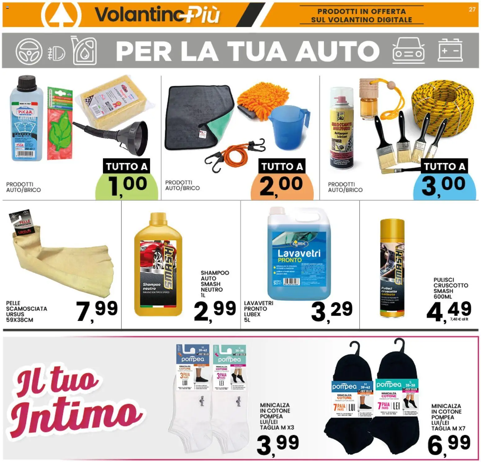 Volantino Interspar del 28.04.2026 | Pagina: 27 | Prodotti: Shampoo, Intimo