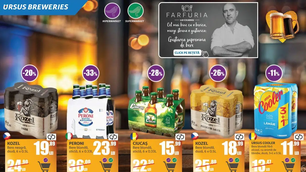 Auchan catalog - Marelui Târg de Bere – valabil de la 11.06.2025 | Pagină: 6 | Produse: Bere, Lămâie