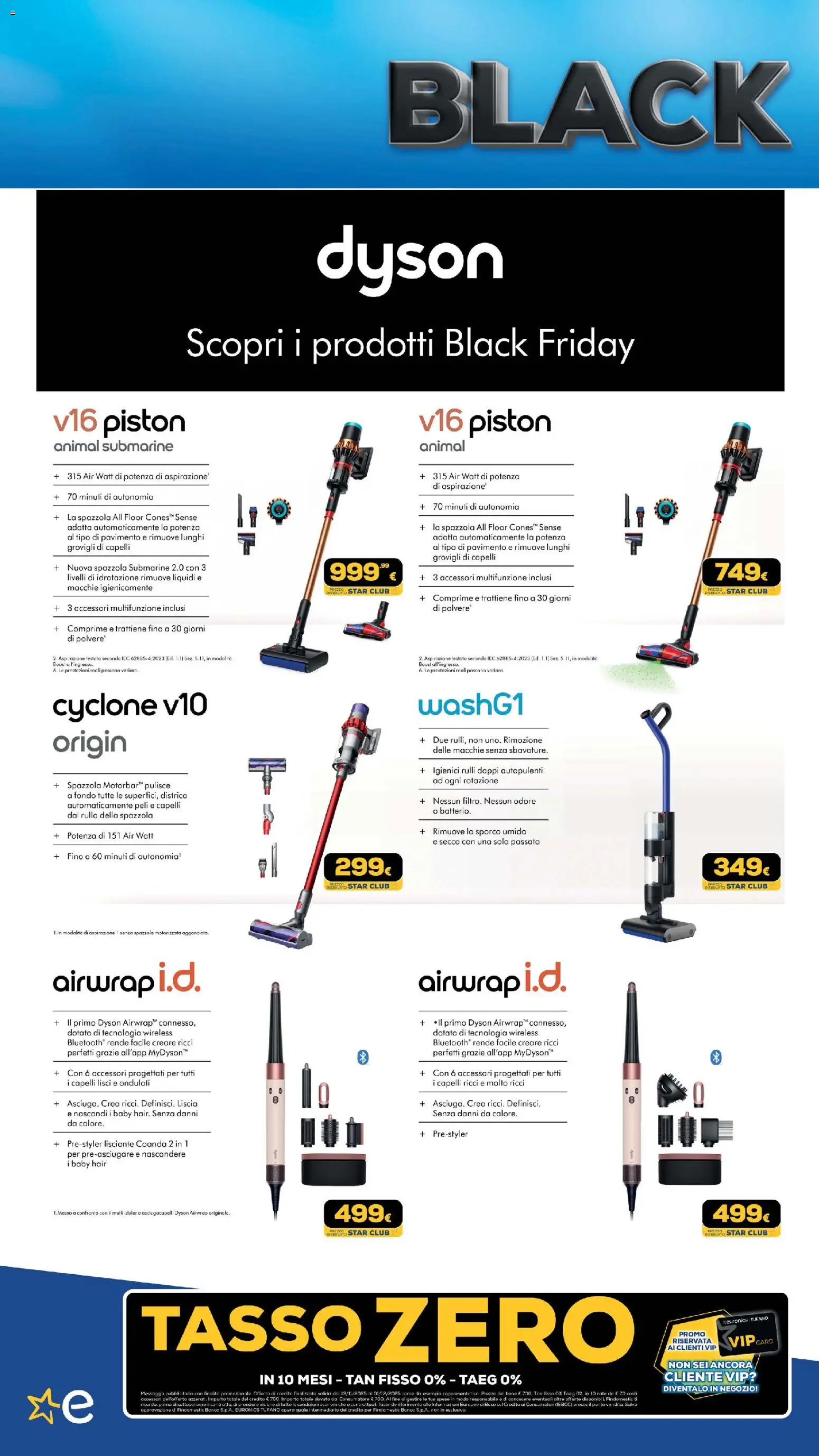 Volantino Euronics del 13.11.2025 | Pagina: 353 | Prodotti: Spazzola, Rullo, Pavimento, Dyson