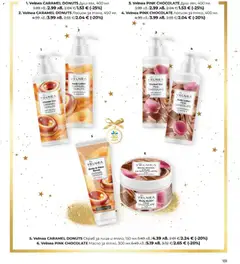 Преглед на Velnea CARAMEL DONUTS Лосион за тяло, 400 мл, Лосион за тяло с аромат на карамелени понички, 400 мл - Офертите са валидни от 01.12.2025 | Страница: 131