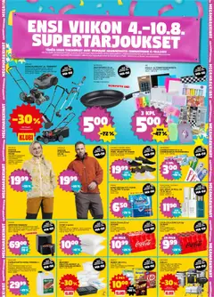 Katso Tokmanni - Ensi viikon supertarjoukset voimassa alkaen 04.08.2025