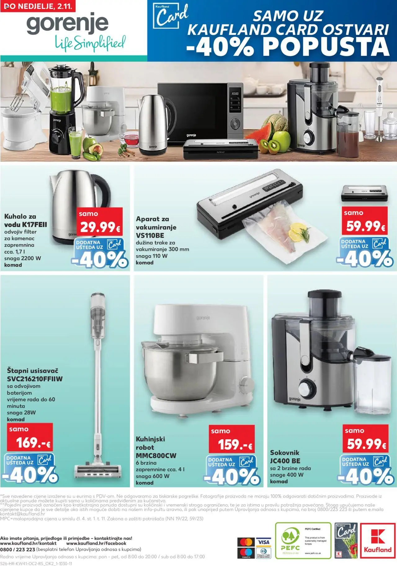 Kaufland katalog | vrijedi od 08.10.2025 | Stranica: 26 | Proizvodi: Usisavač, Kuhalo za vodu, Robot, Telefon