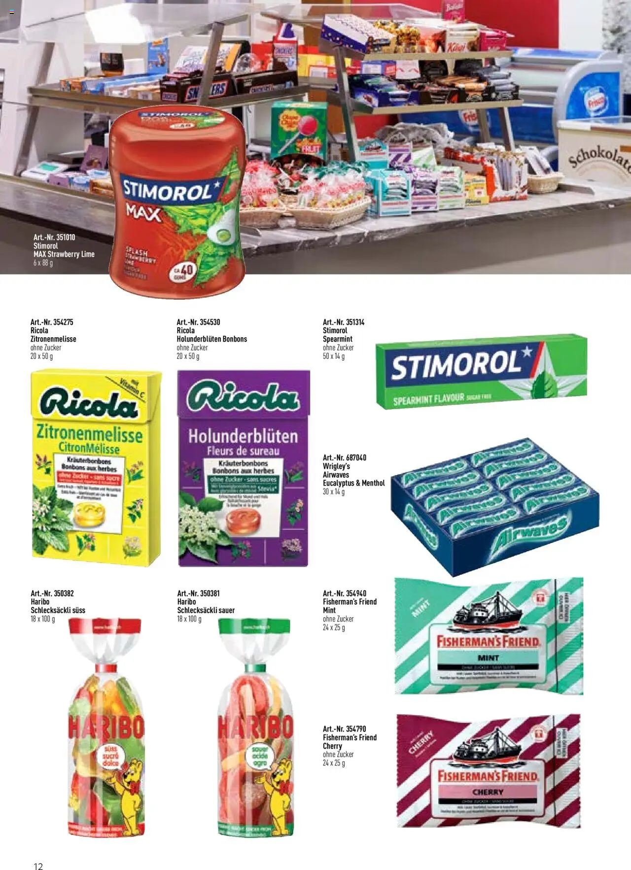 Prodega Aktionen Sortiments-Ideen für Kiosk und Shop ab 01.08.2024 | Seite: 12 | Produkte: Zucker