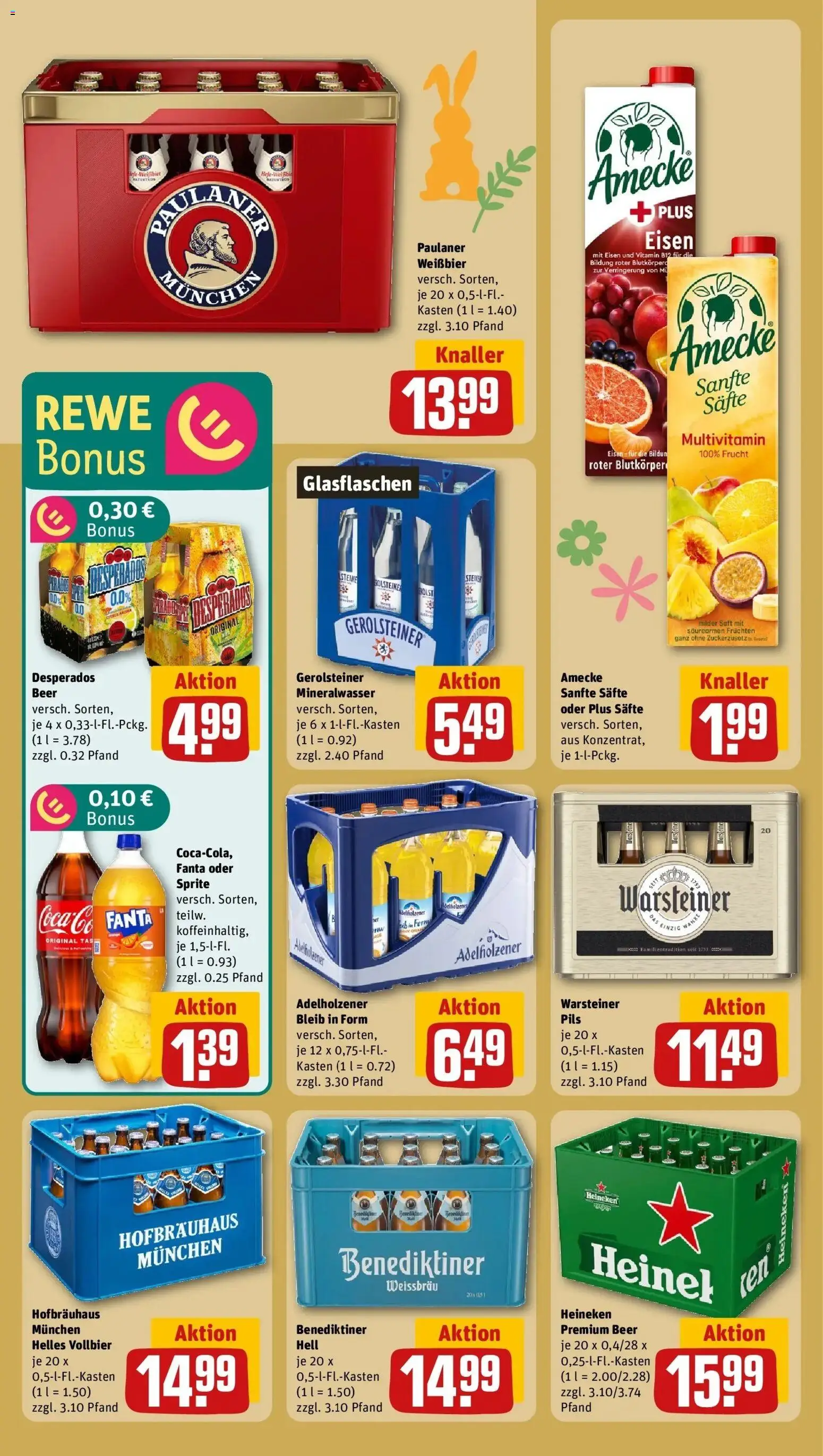 Rewe Prospekt Grafenau	 – gültig ab 15.03.2026 | Seite: 20 | Produkte: Pils, Adelholzener, Warsteiner, Gerolsteiner