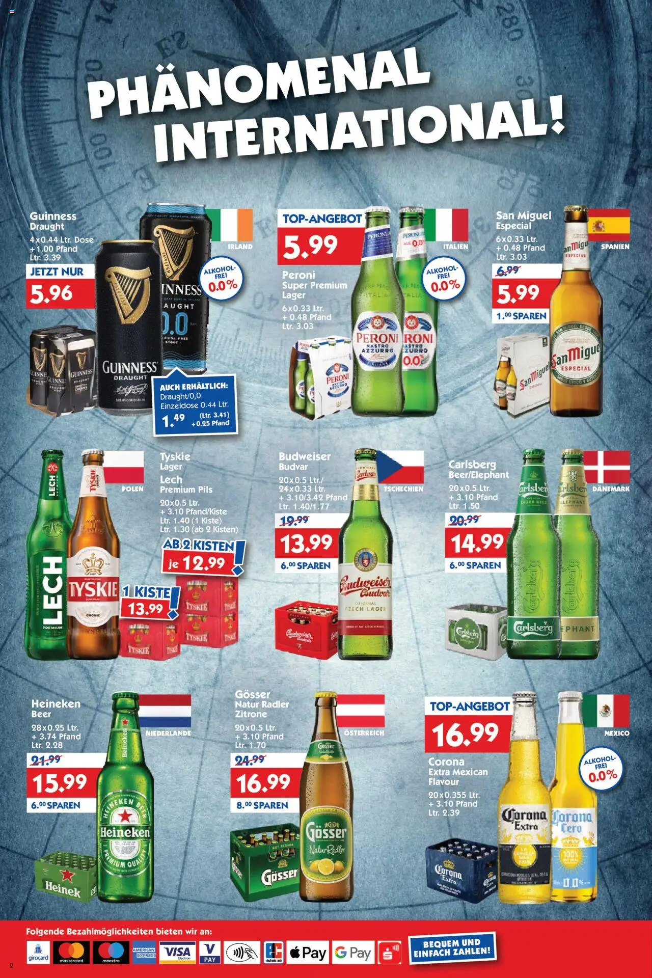 HOL’AB! Prospekt 	 - gültig ab dem 11.08.2025 | Seite: 2 | Produkte: Carlsberg, Pils, Radler, Budweiser