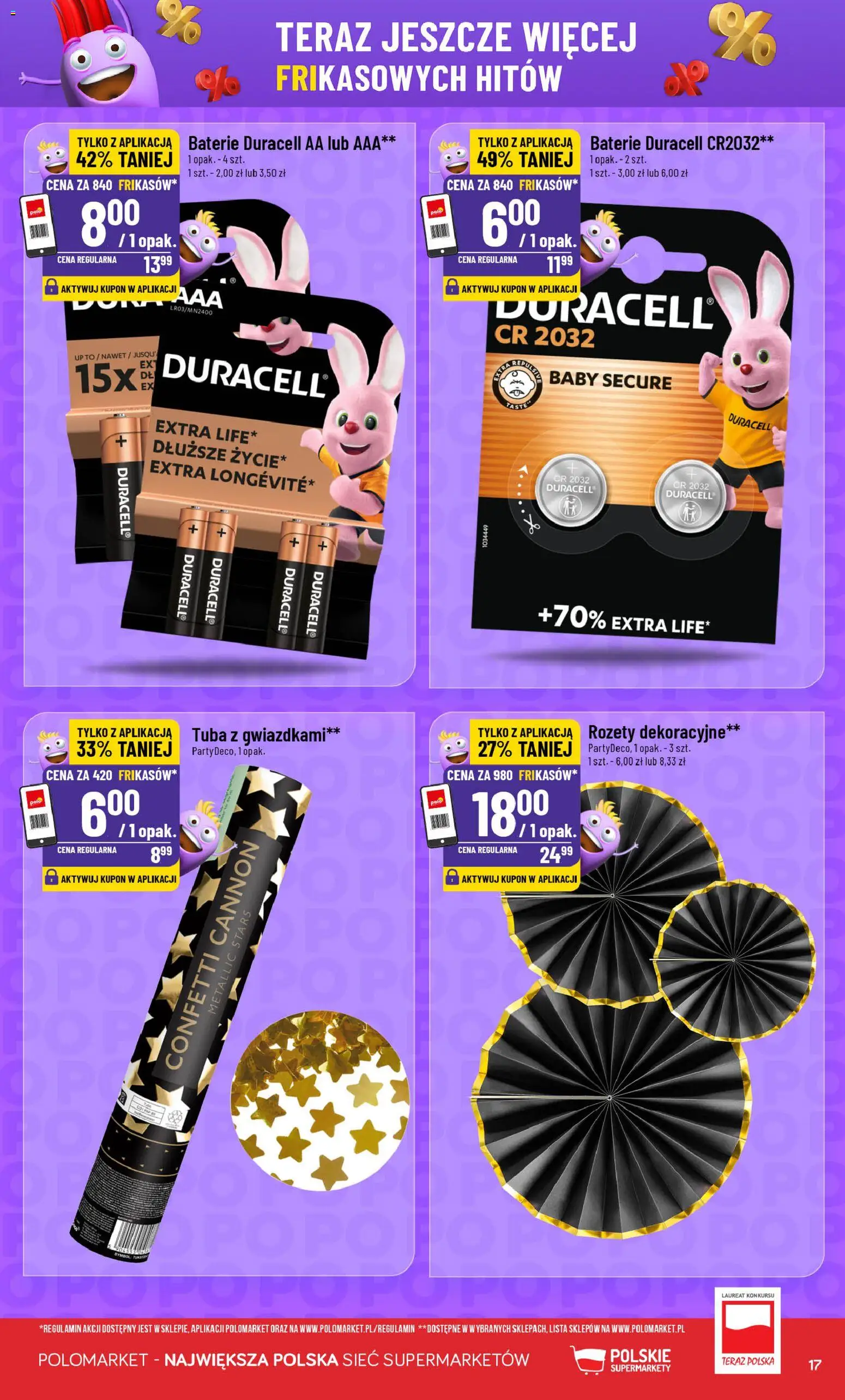 POLOmarket Gazetka - Frikasowe Hity od 27.12.2025 | Strona: 17 | Produkty: Baterie