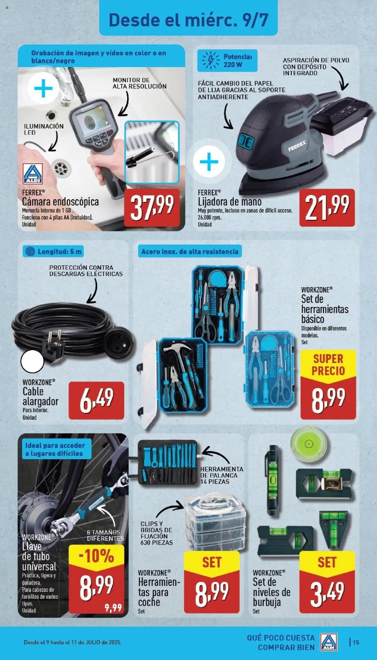 Aldi folleto Canarias │ válido desde el 07.07.2025 | Página: 15 | Productos: Κοσμήματα, Monitor, Cable, Galette de chaise
