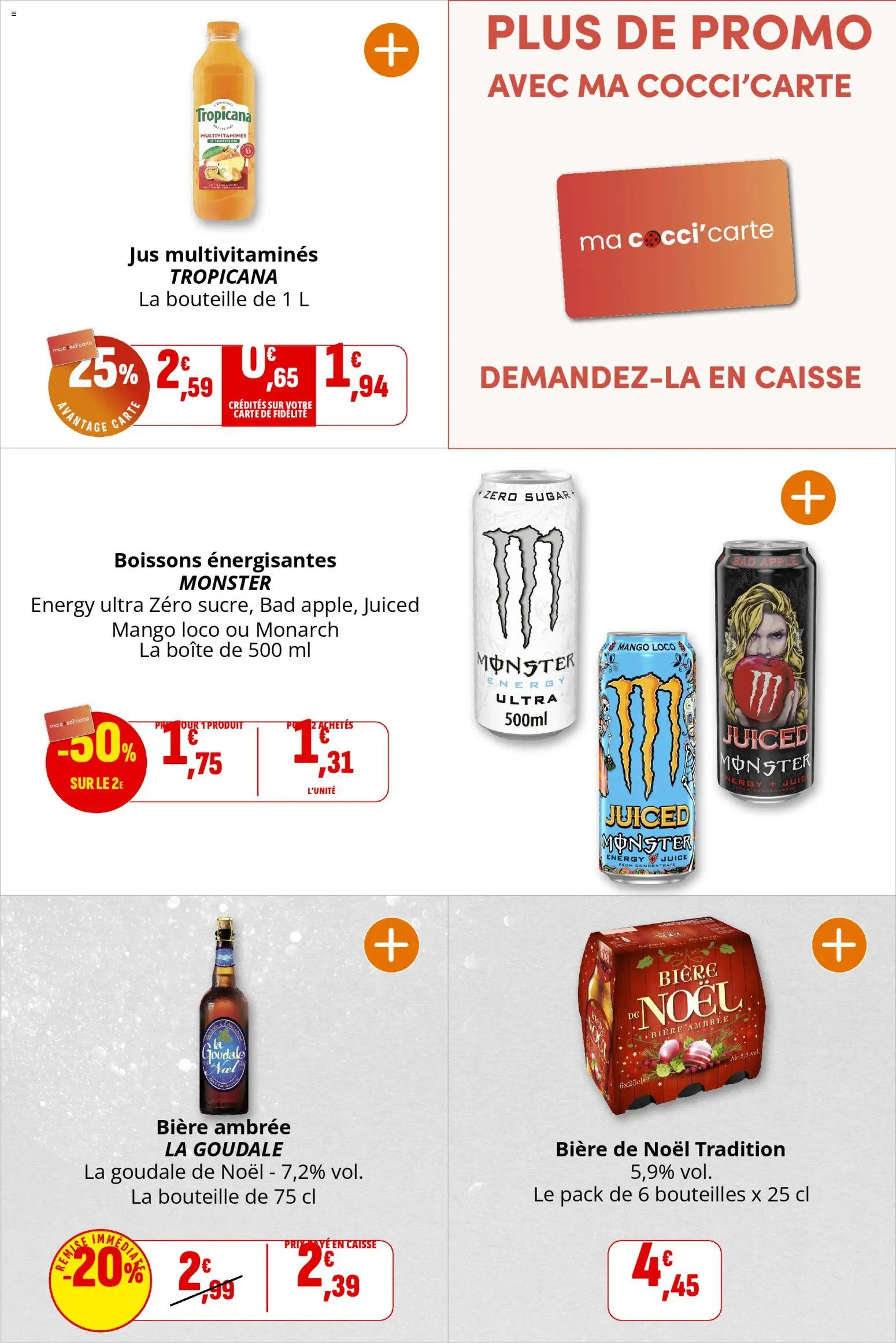 {H1} | Page: 39 | Produits: Goudale, Jus, Bière