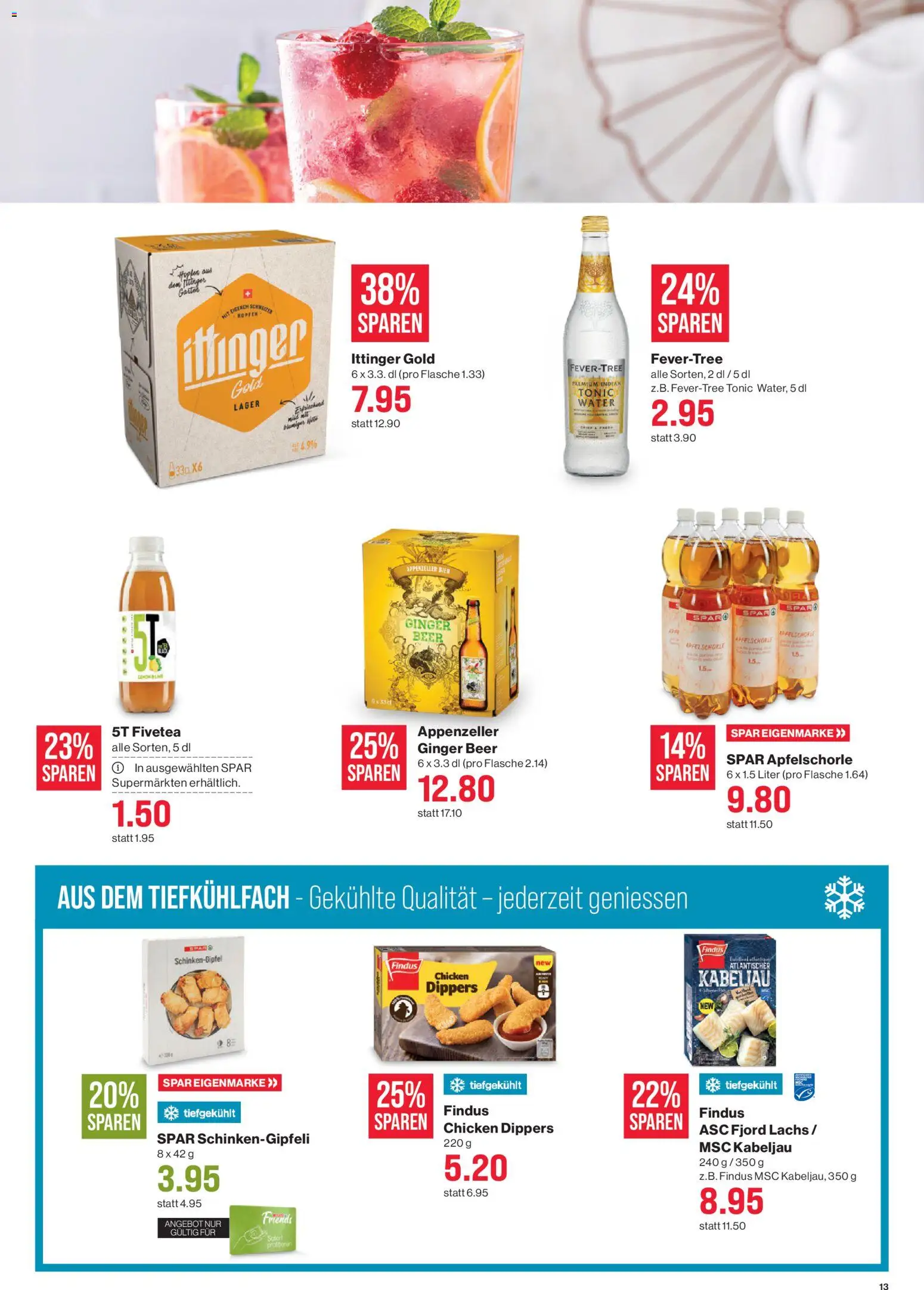 SPAR - SPAR Handels AG – gültig ab 05.02.2026 | Seite: 13 | Produkte: Lachs