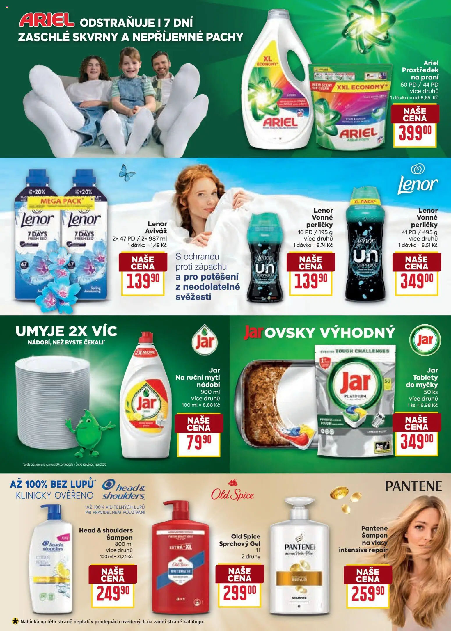 Billa leták - Partneři od 19.11.2025 | Strana: 30 | Produkty: Sprchový gel, Lenor, Tablety do myčky, Nádobí