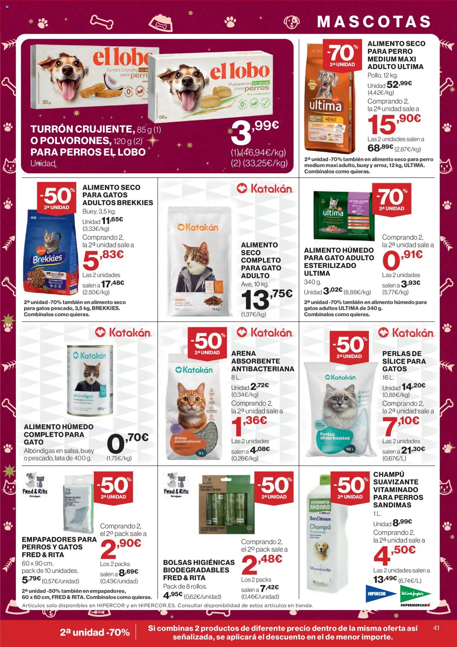 Hipercor catálogo │ válido desde el 18.12.2025 | Página: 46 | Productos: Champú, Arroz, Suavizante