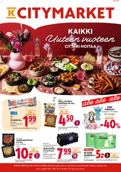 K-Citymarket-mainoslehti voimassa 29.12.2025 alkaen