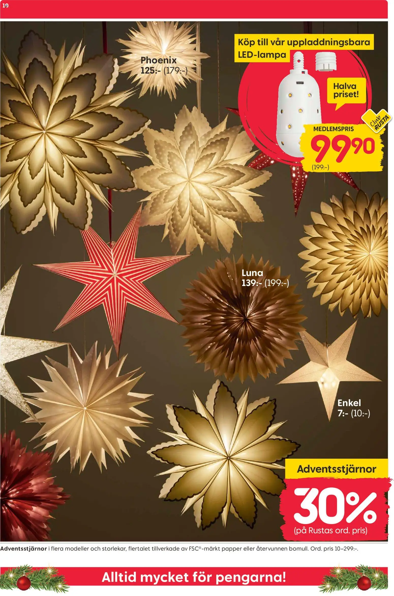 Rusta reklamblad aktuell från 24.11.2025 | Sida: 10 | Produkter: Papper