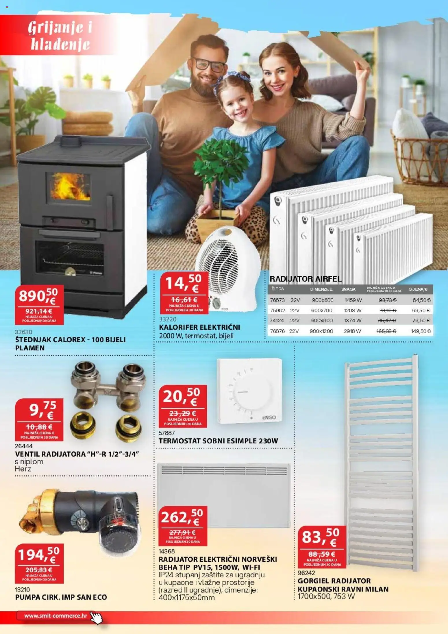Smit Commerce katalog | vrijedi od 15.11.2025 | Stranica: 6 | Proizvodi: Radijator, Ventil, Termostat, Štednjak