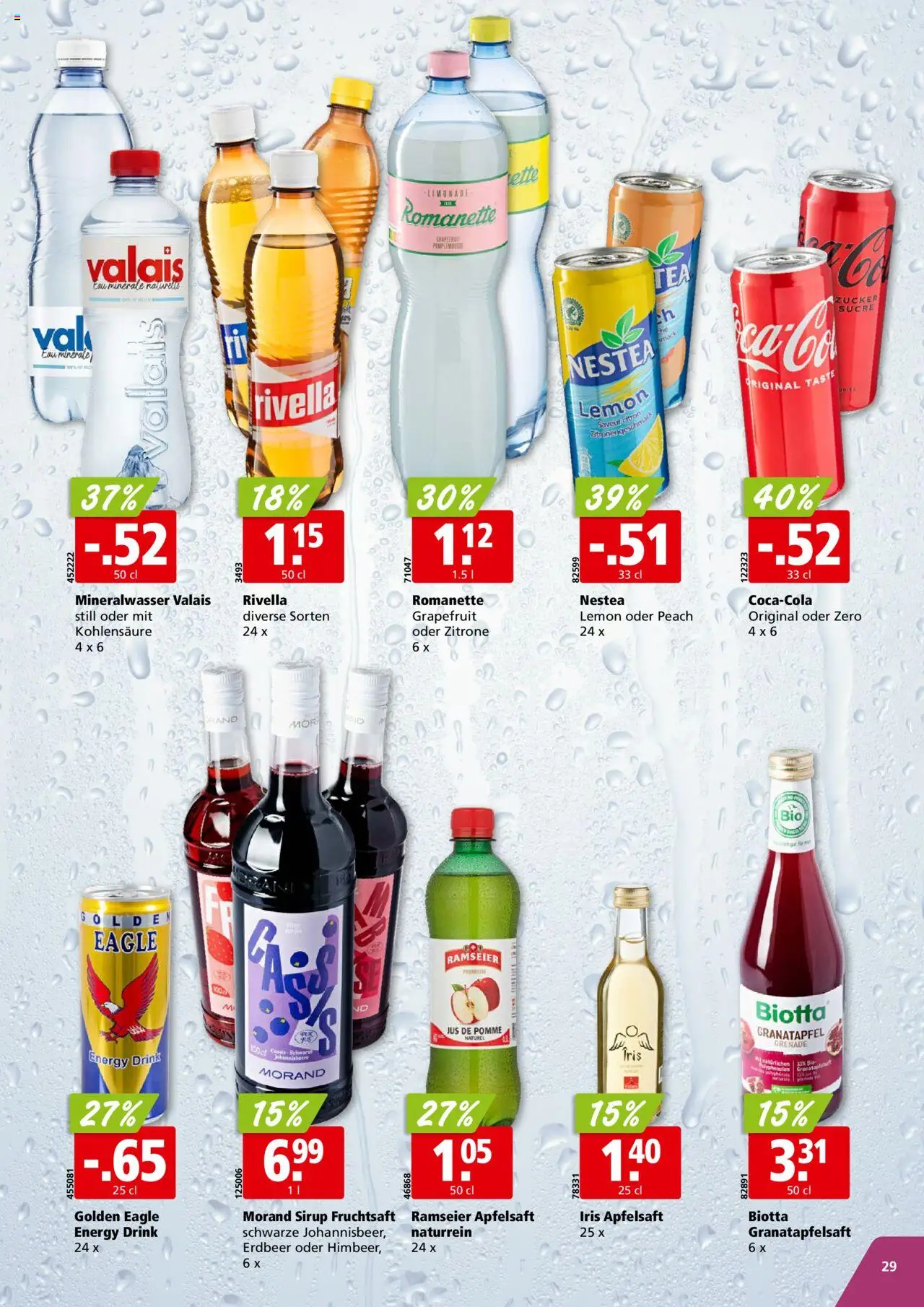Aligro Aktionen ab 25.08.2025 | Seite: 29 | Produkte: Limonade, Apfelsaft, Mineralwasser, Grapefruit
