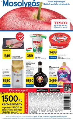 Tesco Szupermarket - Akciós újság  - amely érvényes a következő dátumtól: 09.10.2025