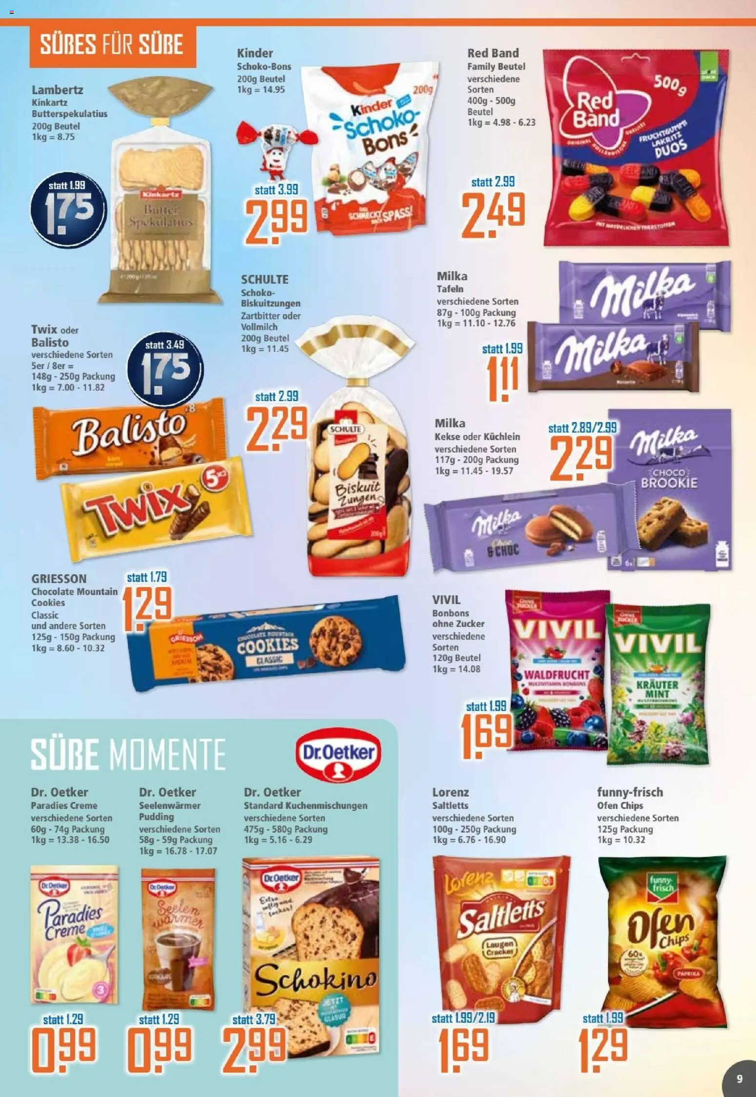 Klaas & Kock Prospekt – gültig ab 03.11.2025 | Seite: 9 | Produkte: Ofen, Funny frisch, Pudding, Zucker