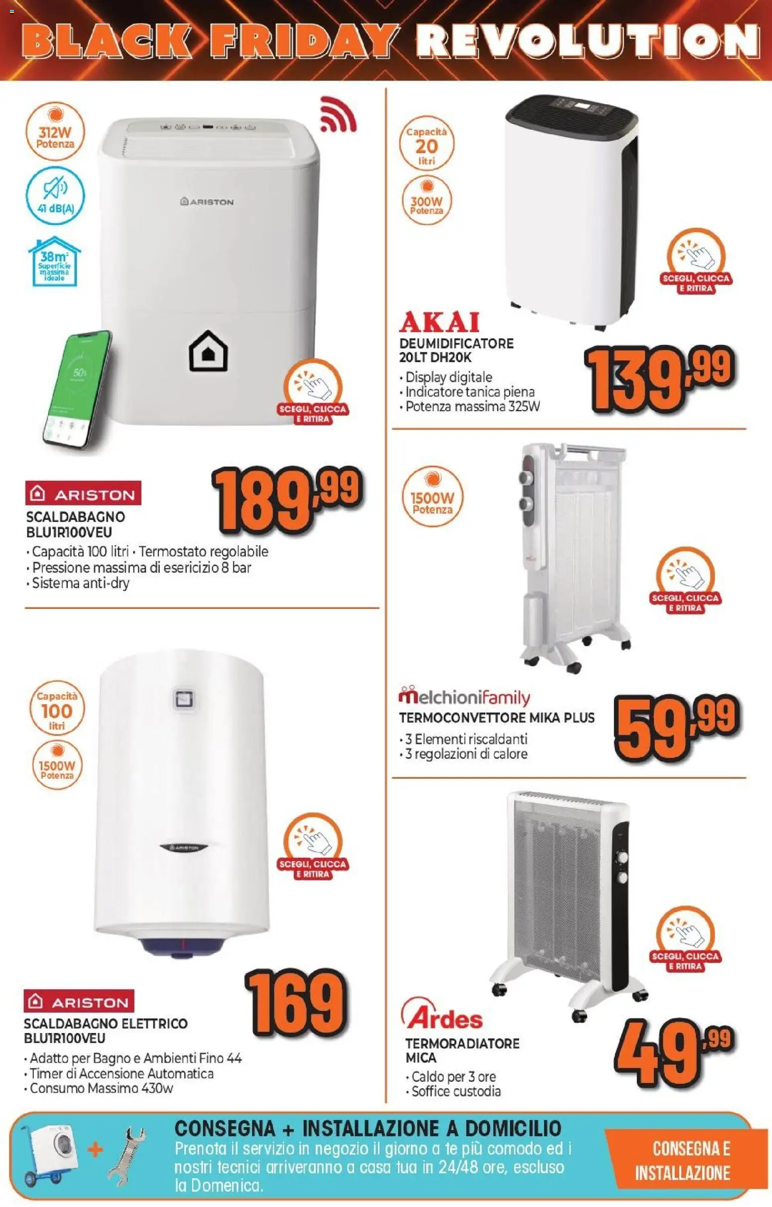 Volantino Expert del 17.11.2025 | Pagina: 26 | Prodotti: Deumidificatore, Scaldabagno, Tanica, Bagno