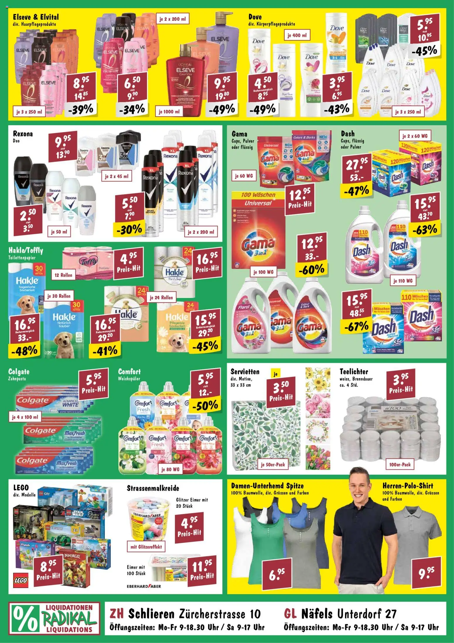 Radikal aktionen – gültig ab 08.04.2026 | Seite: 2 | Produkte: Pulver, Zahnpasta, Weichspüler, Uhr