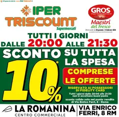 Anteprima del volantino Ipertriscount La Romanina catalogo valido a partire dal 26.01.2026