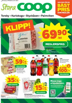 Stora Coop - erbjudanden - Förhandsvisning av reklamblad från butik Stora Coop aktuell från 22.09.2025