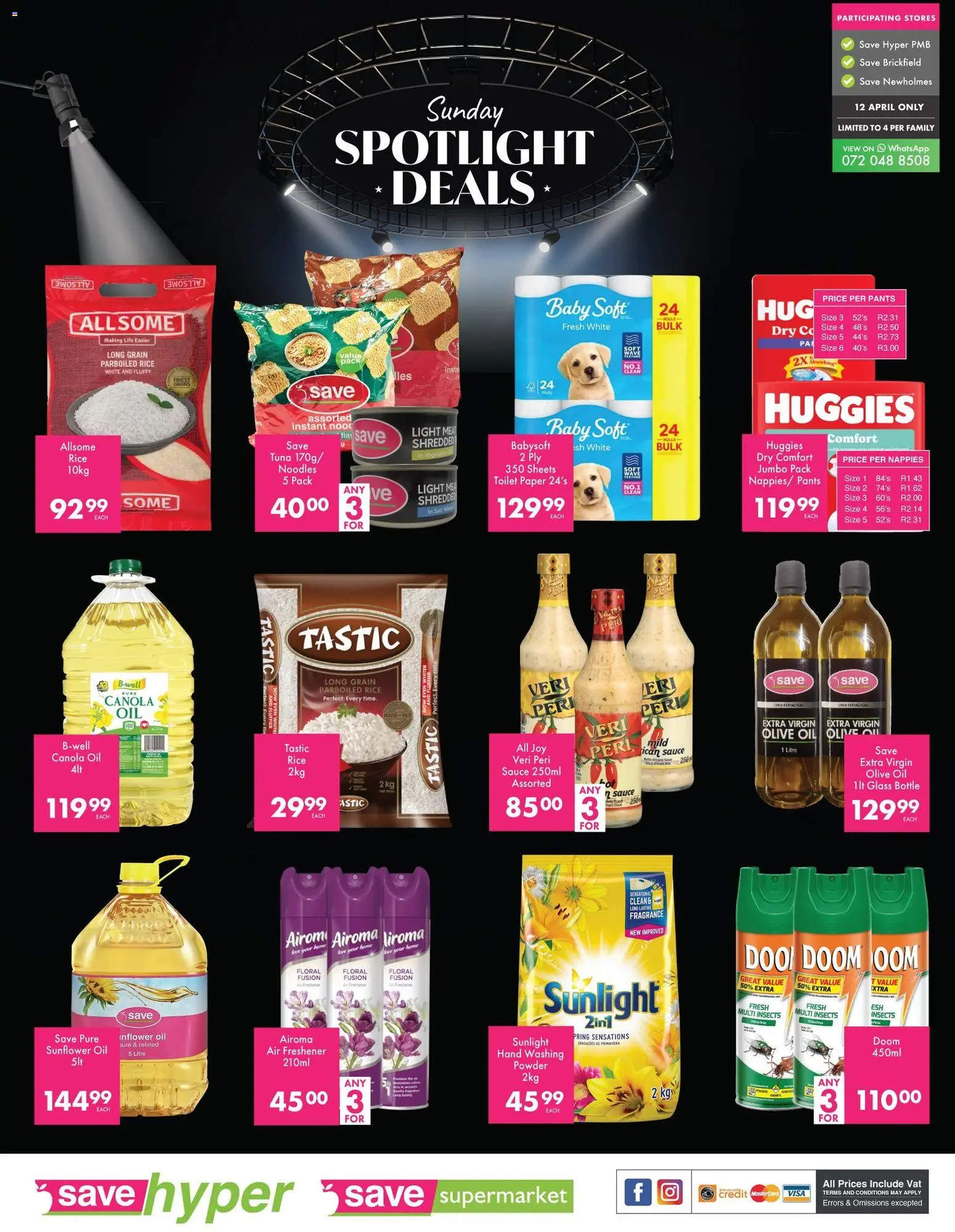 New Save catalogue – valid from 12.04.2026 | Page: 2 | Products: Toilet, Air freshener, Light, Toilet paper