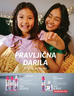Avon katalog akcije – veljaven od 01.12.2025 | Stran: 44 | Izdelki: Gel za prhanje, Sampon, Balzam za lase, Voda