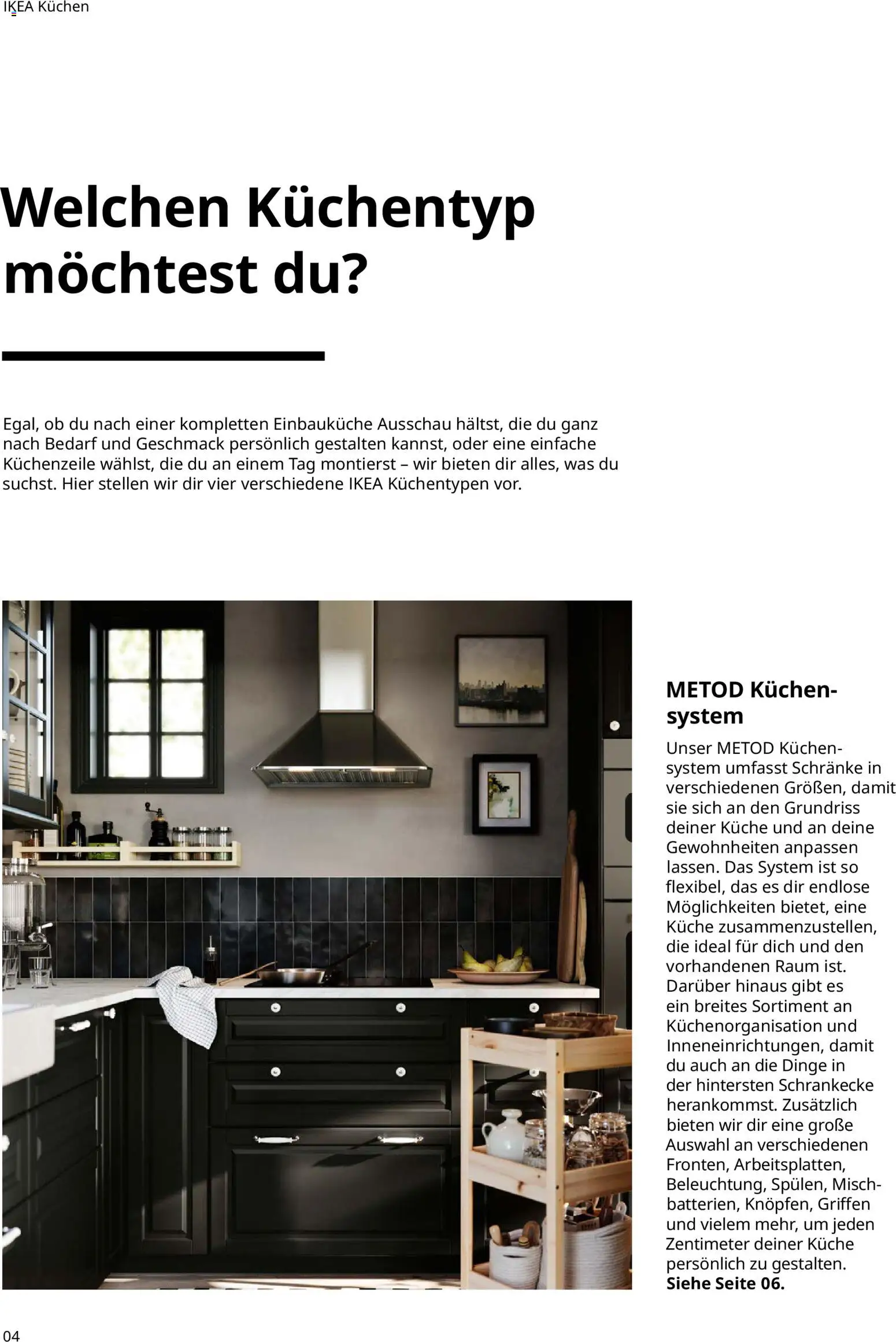 Ikea Prospekt 	 – gültig ab 01.04.2025 | Seite: 4 | Produkte: Einbauküche, Küchenzeile, Küche, Kuchen