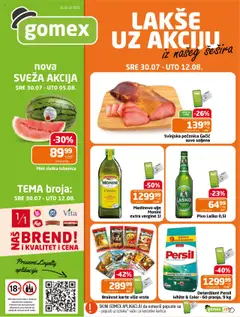 Gomex katalog - pregled Gomex kataloga - važi od 30.07.2025